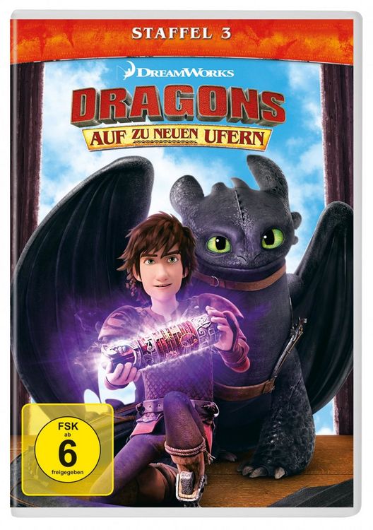 Produktbild: Dragons - Auf zu neuen Ufern - Staffel 3 [4 DVDs]
