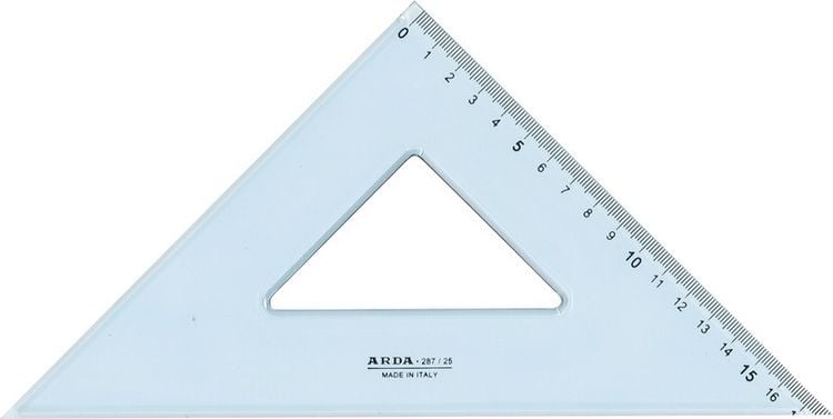 Produktbild: Winkel UNI 45/25cm rauchgrau
