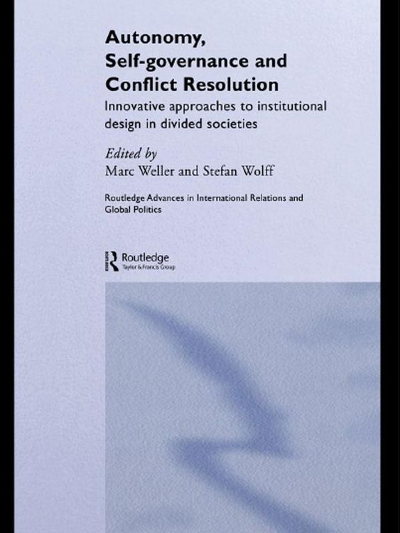Produktbild: Autonomy, Self Governance and Conflict Resolution
