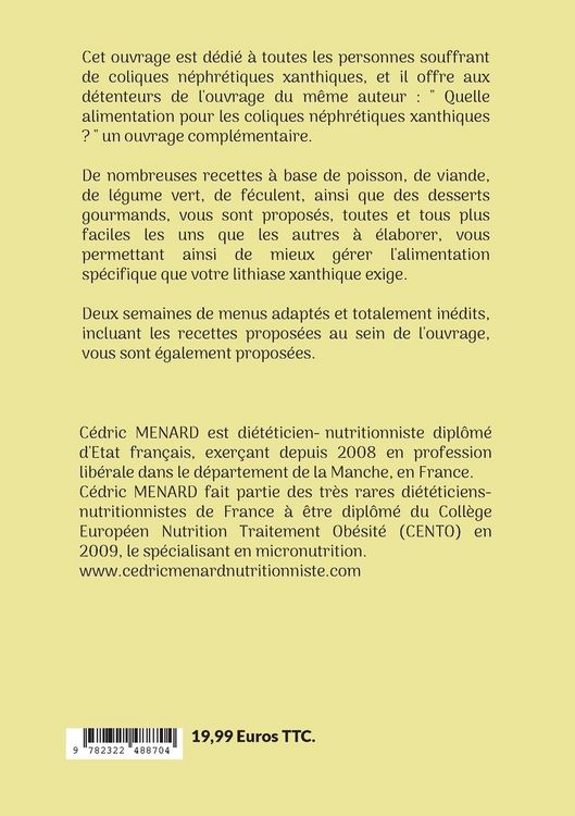 Produktbild: Mes recettes faciles pour les coliques n&eacute;phr&eacute;tiques xanthiques.