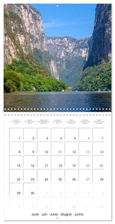 Produktbild: COLOURS OF MEXICO (Wall Calendar 2026 12 &times; 12 Inch) CALVENDO 12 Month Wall Calendar