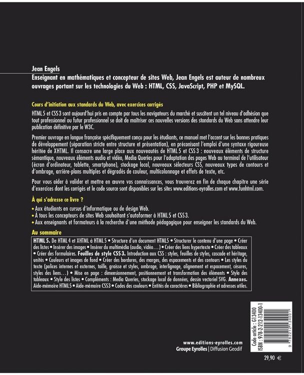 Produktbild: HTML 5 et CSS 3