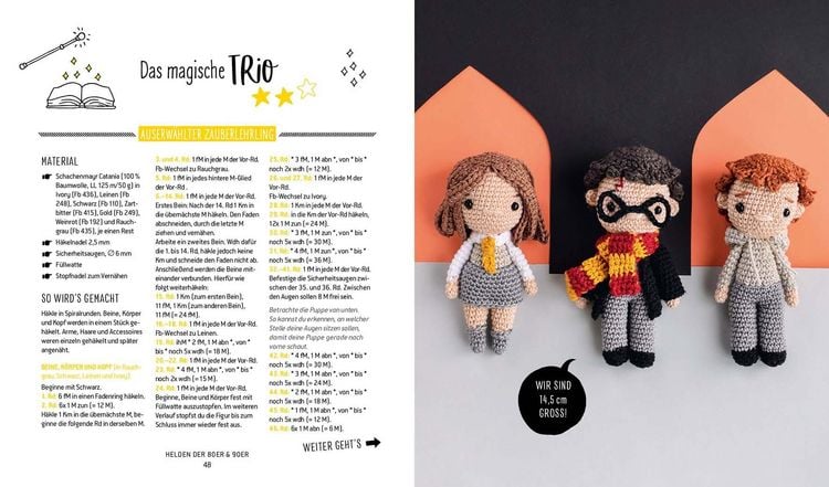 Produktbild: Helden der Kindheit &ndash; Das H&auml;kelbuch &ndash; Trickfiguren, Kulthelden und mehr Amigurumis h&auml;keln