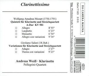 Produktbild: Clarinetissimo-Quintette