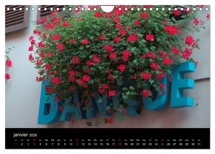 Produktbild: D&eacute;tails d'Alsace (Calendrier mural 2026 DIN A4 vertical), CALVENDO calendrier mensuel