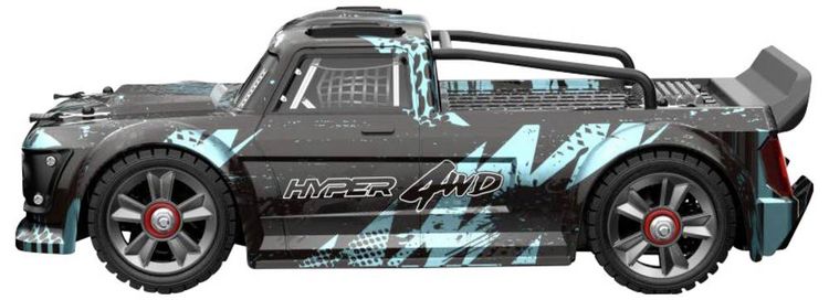 Produktbild: MJX Hyper GO Schwarz Brushless 1:14 RC Modellauto Elektro Rally Allradantrieb (4WD) RtR 2,4 GHz inkl. Akku und Ladekabel, mit Lichteffekt