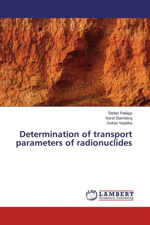 Produktbild: Determination of transport parameters of radionuclides