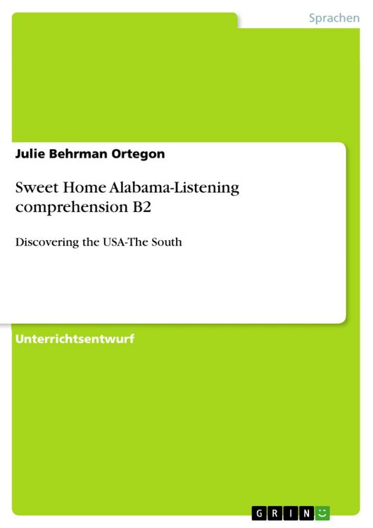 Produktbild: Sweet Home Alabama-Listening comprehension B2