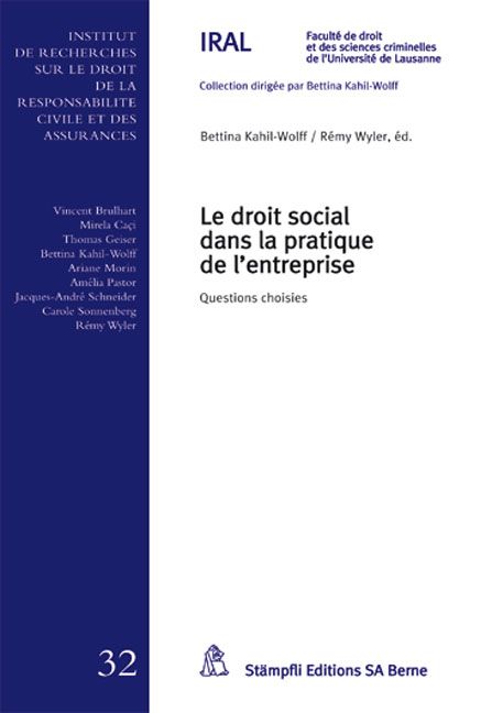 Produktbild: Le droit social dans la pratique de l'entreprise