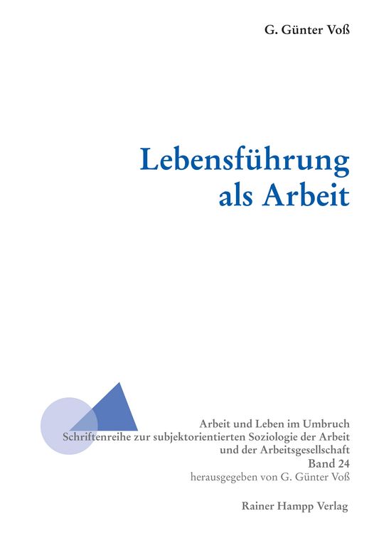 Produktbild: Lebensf&uuml;hrung als Arbeit