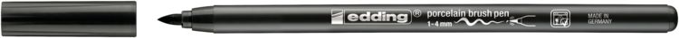 Produktbild: Porzellan-Pinselstift edding 4200, schwarz 1-4 mm