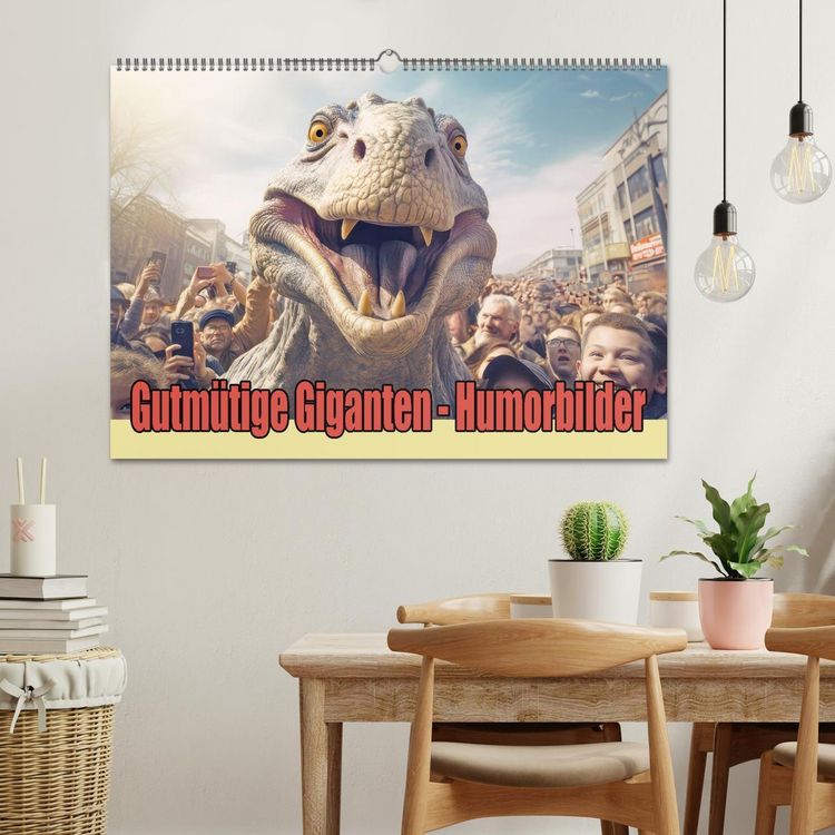 Produktbild: Gutm&uuml;tige Giganten &ndash; Humorbilder (Wandkalender 2026 DIN A2 quer), CALVENDO Monatskalender