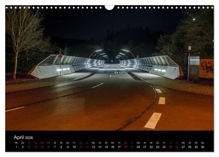 Produktbild: Pirmasens bei Nacht (Wandkalender 2026 DIN A3 quer), CALVENDO Monatskalender