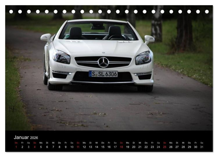 Produktbild: Mercedes-Benz SL 63 AMG (Tischkalender 2026 DIN A5 quer), CALVENDO Monatskalender
