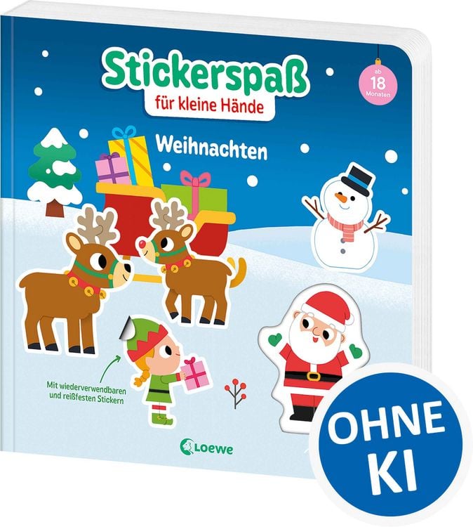 Produktbild: Stickerspa&szlig; f&uuml;r kleine H&auml;nde - Weihnachten