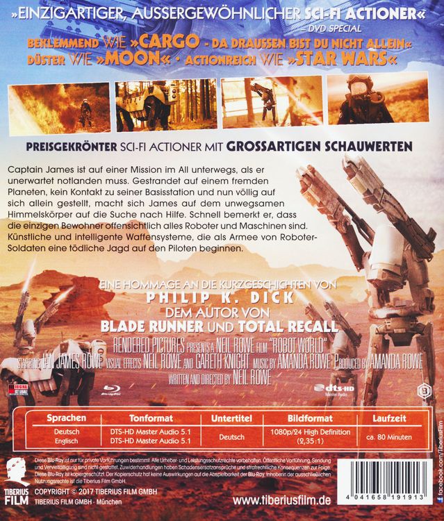 Machine Wars Planet der Roboter von Neil Rowe Blu-ray Thalia