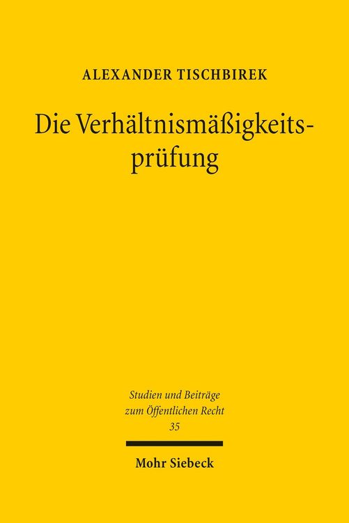 Produktbild: Die Verh&auml;ltnism&auml;&szlig;igkeitspr&uuml;fung