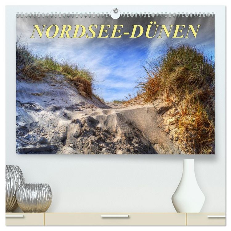 Produktbild: Nordsee-D&uuml;nen (hochwertiger Premium Wandkalender 2026 DIN A2 quer), Kunstdruck in Hochglanz