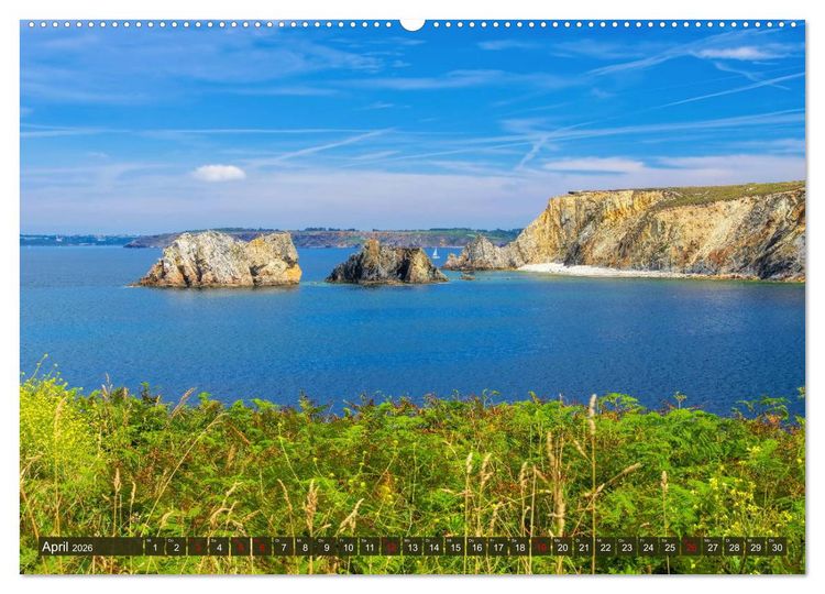 Produktbild: Crozon - Faszinierende Halbinsel im Westen der Bretagne (Wandkalender 2026 DIN A2 quer), CALVENDO Monatskalender