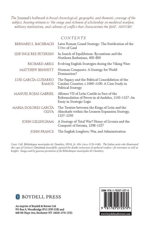 Produktbild: Journal of Medieval Military History