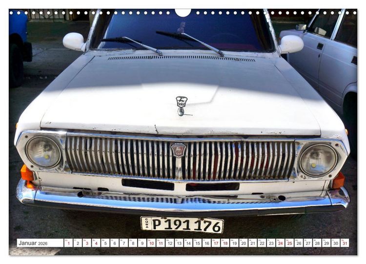 Produktbild: BEST OF WOLGA - Der sowjetische Oldtimer GAZ-24 (Wandkalender 2026 DIN A3 quer), CALVENDO Monatskalender