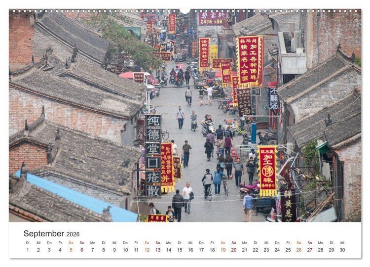 Produktbild: China - Tradition und Moderne (Wandkalender 2026 DIN A2 quer), CALVENDO Monatskalender
