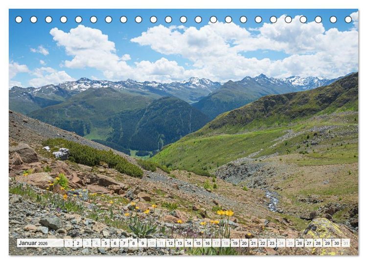 Produktbild: Graub&uuml;ndner Landschaften (Tischkalender 2026 DIN A5 quer), CALVENDO Monatskalender
