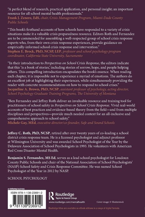 Produktbild: Perspectives on School Crisis Response