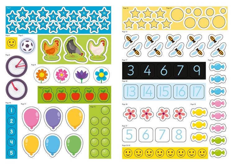 Produktbild: Ready for school: maths Sticker Book Ages 4-5