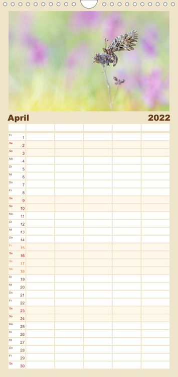Produktbild: Familienplaner Naturfotografie (Wandkalender 2022 , 21 cm x 45 cm, hoch)