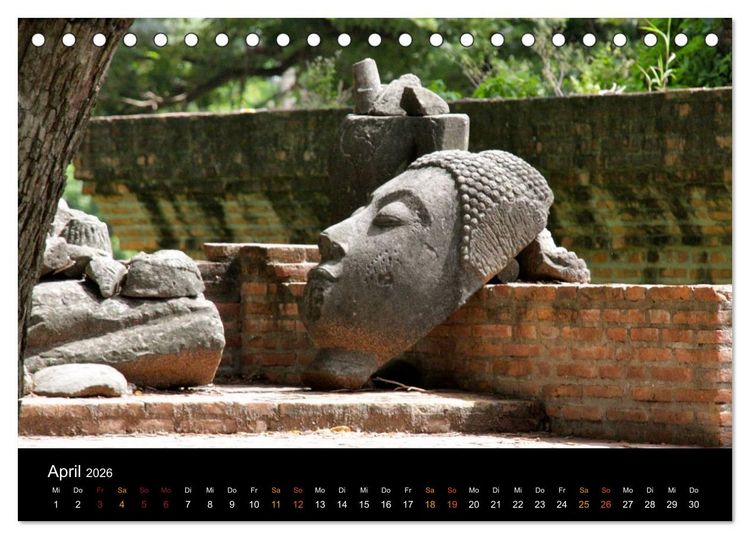 Produktbild: Erlebe Thailand (Tischkalender 2026 DIN A5 quer), CALVENDO Monatskalender