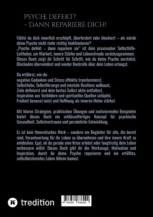 Produktbild: Psyche defekt? - Dann repariere dich!