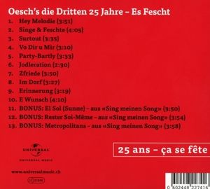 Produktbild: 25 Jahre - Es Fescht