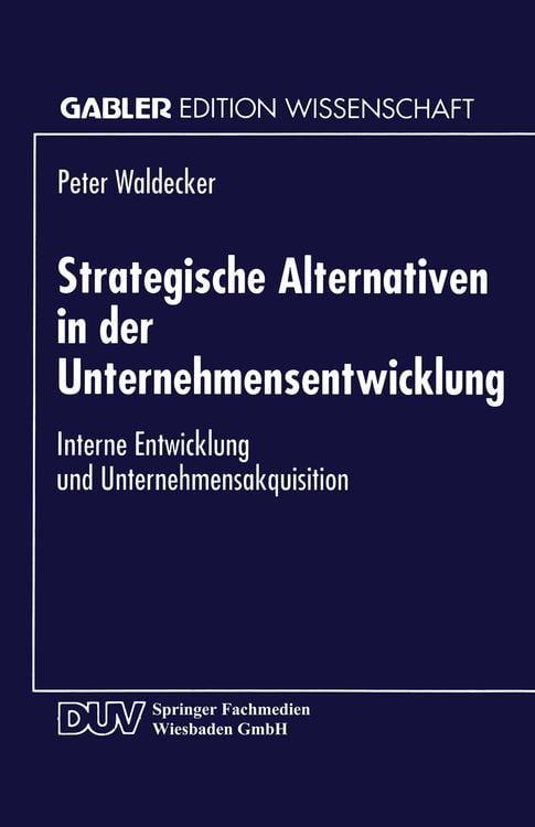 Produktbild: Strategische Alternativen in der Unternehmensentwicklung