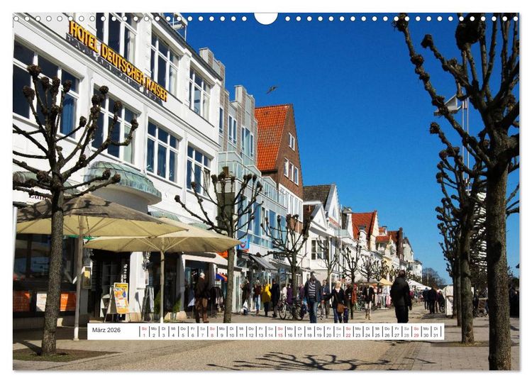 Produktbild: Travem&uuml;nde in der L&uuml;becker Bucht (Wandkalender 2026 DIN A3 quer), CALVENDO Monatskalender