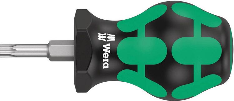 Produktbild: Wera 367 TORX&reg; Stubby Torx-Schraubendreher Gr&ouml;&szlig;e (Schraubendreher) T 25 Klingenl&auml;nge: 25 mm 1 St.