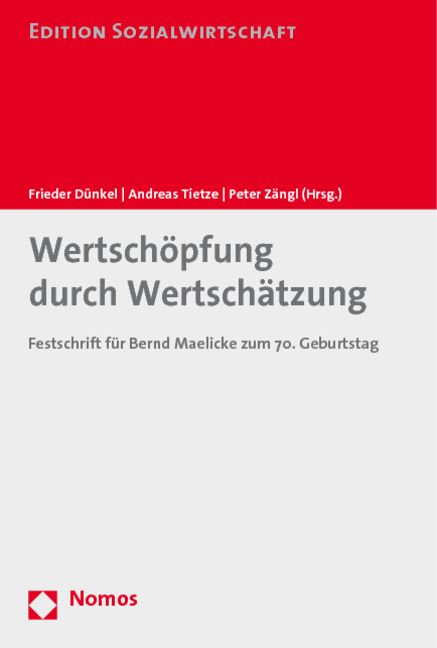 Produktbild: Wertsch&ouml;pfung durch Wertsch&auml;tzung
