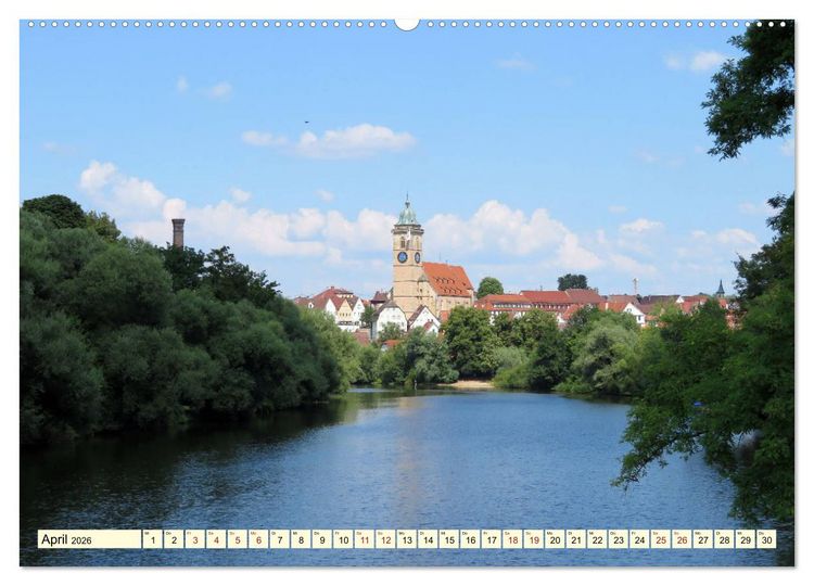Produktbild: Sehenswertes im Schwaben-Land (hochwertiger Premium Wandkalender 2026 DIN A2 quer), Kunstdruck in Hochglanz