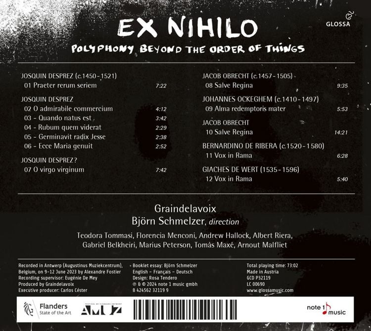 Produktbild: Ex Nihilo - Polyphony Out of the Order of Things