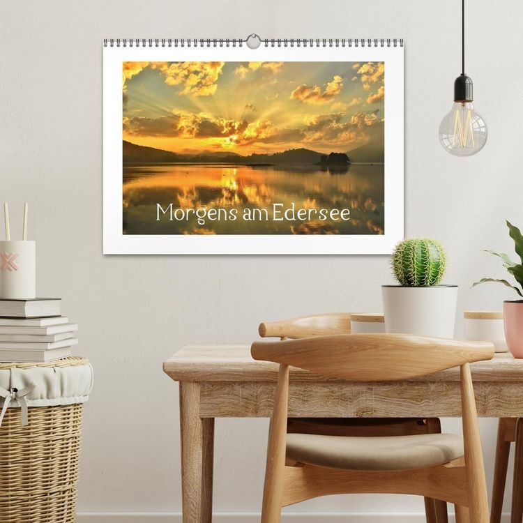 Produktbild: Morgens am Edersee (Wandkalender 2027 DIN A3 quer), CALVENDO Monatskalender