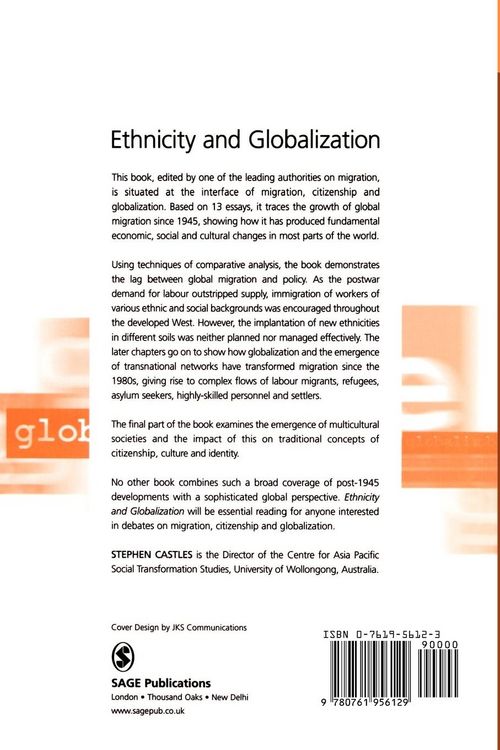 Produktbild: Ethnicity and Globalization