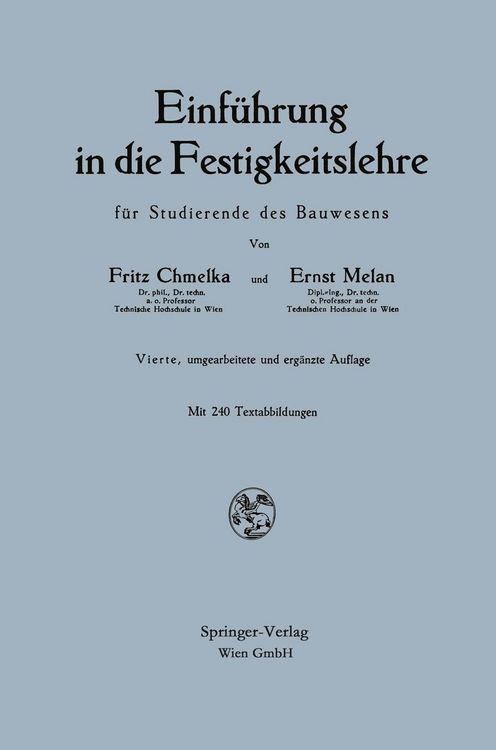 Produktbild: Einf&uuml;hrung in die Festigkeitslehre f&uuml;r Studierende des Bauwesens