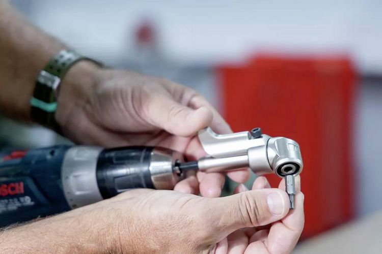 Produktbild: Wiha Winkelschrauber-Vorsatz 130mm 1/4\" (6.3 mm)