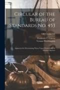 Produktbild: Circular of the Bureau of Standards No. 453