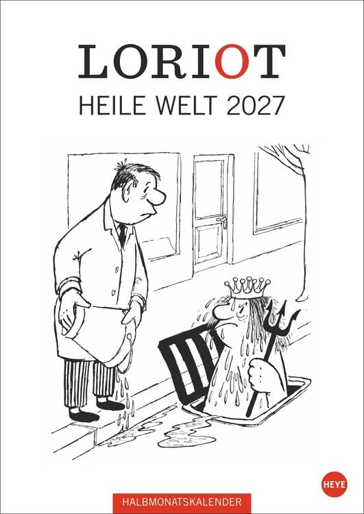 Produktbild: Loriot Heile Welt Halbmonatskalender 2027
