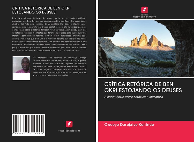 Produktbild: Cr&iacute;tica Ret&oacute;rica De Ben Okri Estojando Os Deuses