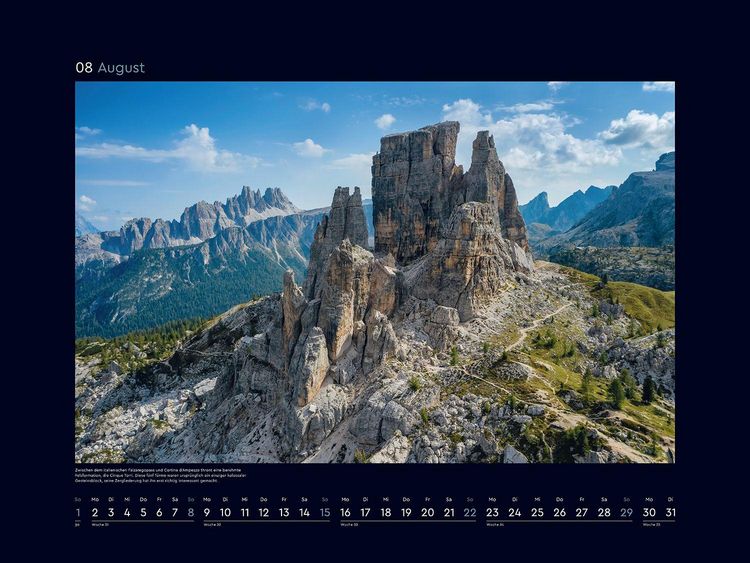 Produktbild: Faszinierende Alpen - KUNTH Wandkalender 2027