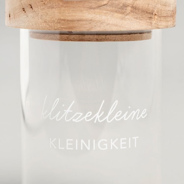 Produktbild: Mini Vorratsglas Kleinigkeit 9cm
