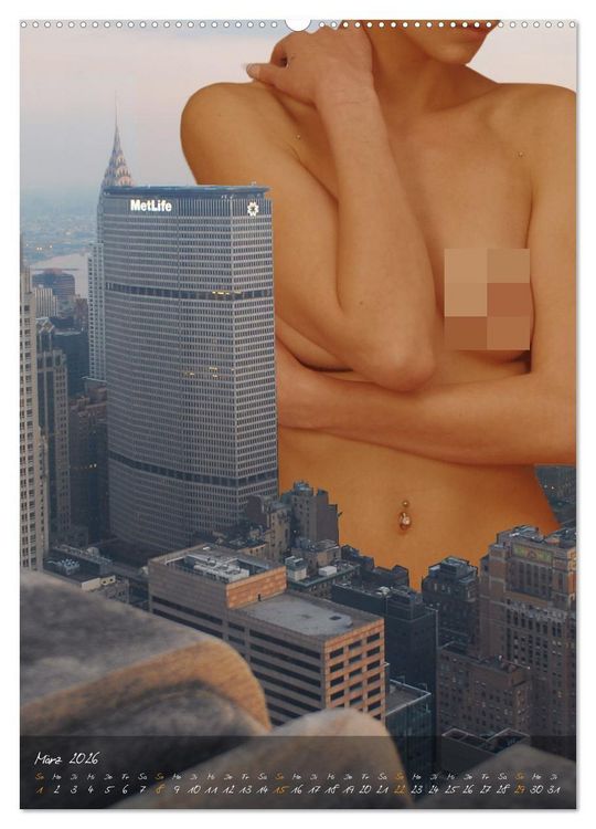 Produktbild: Big Apple Akt (hochwertiger Premium Wandkalender 2026 DIN A2 hoch), Kunstdruck in Hochglanz