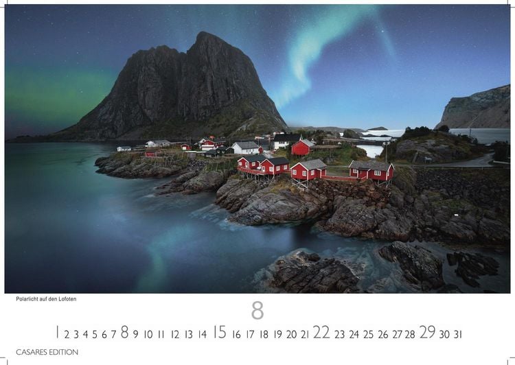 Produktbild: Norwegen Kalender 2027 &ndash; Wandkalender | Fotokalender Nordeuropa 35x50cm Grosses Format - Mit 12 atemberaubenden Norwegen-Fotografien, die die Sch&ouml;nheit der norwegischen Natur festhalten